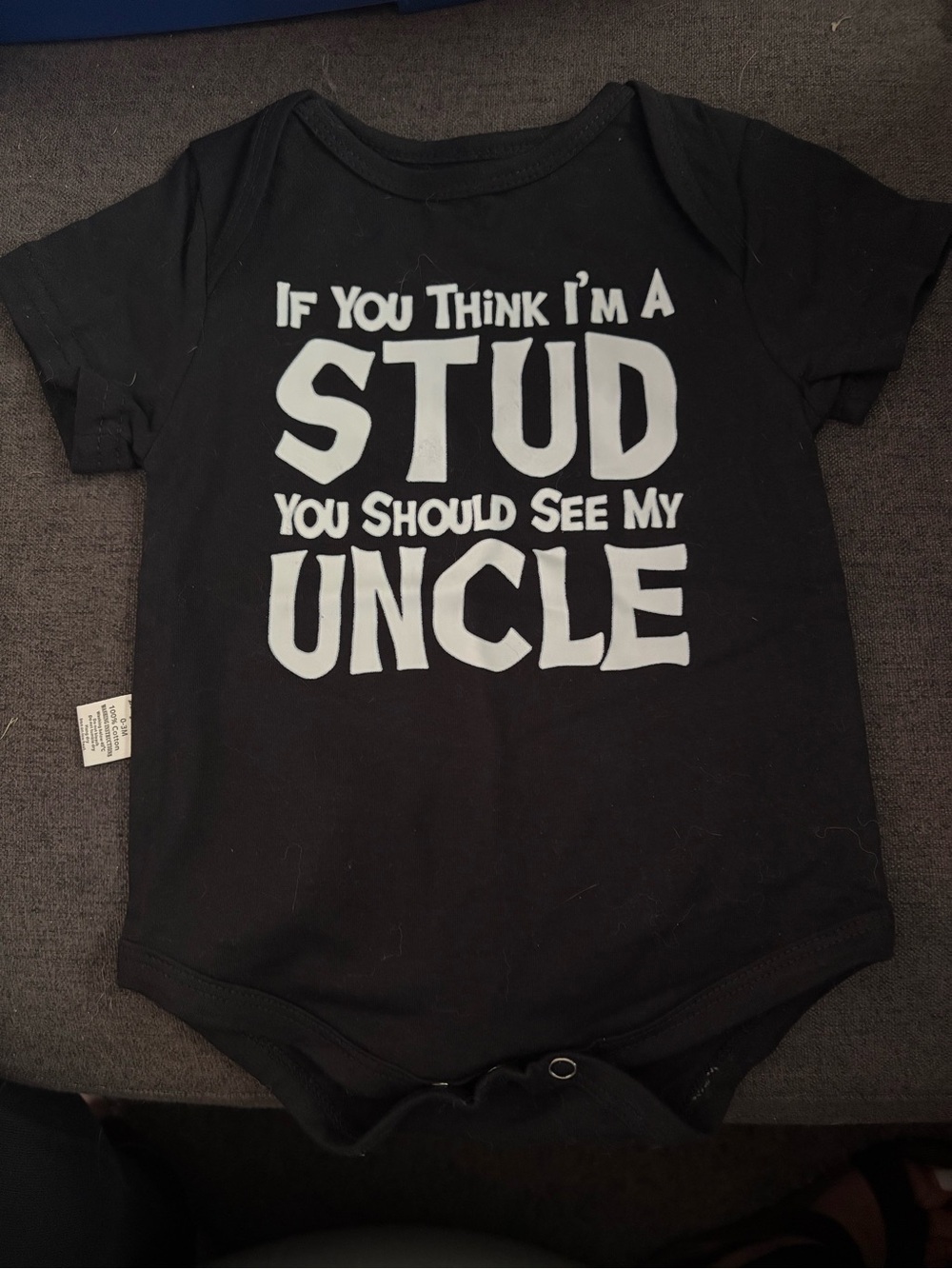 Black Baby Onesie